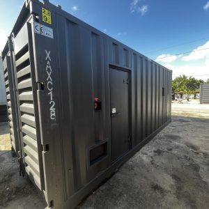 Aggreko 942Kw Containerized Generator Set with Parallel capability.