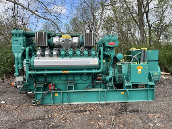 2000 Cummins QSV81G 1100kW Natural Gas Generator Set – Low NOx, Wartsila Engine, HMI Control