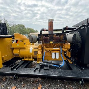 2011 CAT C18 600kW Diesel Generator Set – Tier 2, EMCP 3.2, Low Hours, 1200A Breaker