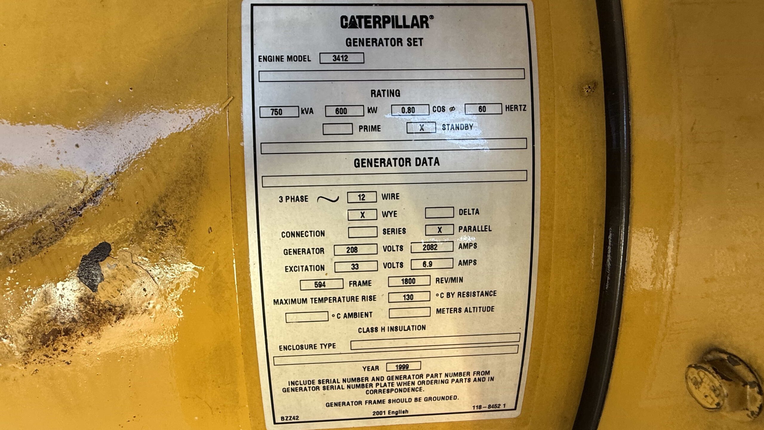 2000-CAT-3412-800kW-Generator-Data-Plate-IMG_0299-scaled